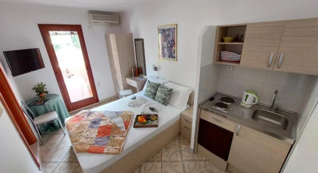 Двухместная студия с балконом и с видом на горы Apartmani Dalex