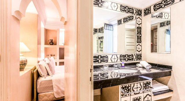 Двухместный номер Standard с балконом и с красивым видом из окна Riad Hasna Espi & SPA