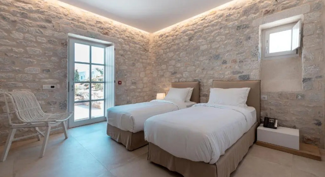 Двухместный номер Deluxe с частичным видом на море Ariá Estate Suites & Spa