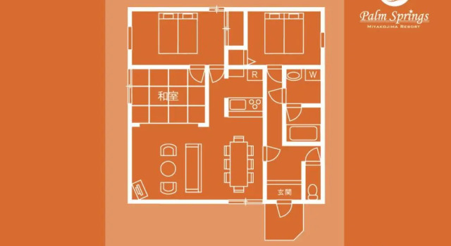 Вилла с 3 комнатами Palm Springs Miyakojima Resort