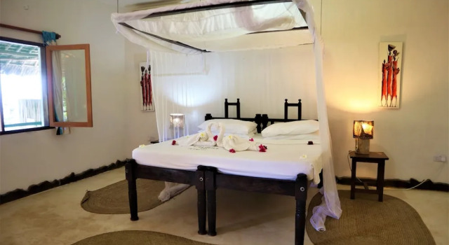 Двухместный номер Standard c 1 комнатой с балконом и с видом на бассейн Mvuvi Lodge Watamu