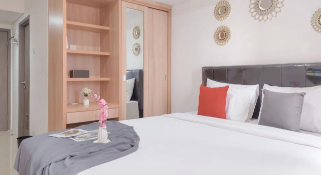 Студия Deluxe Simply Look And Comfort Studio Tamansari Bintaro Mansion Apartment