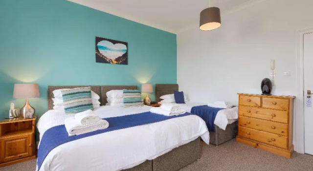 Standard- tredobbelt værelse Porth Veor Manor Hotel