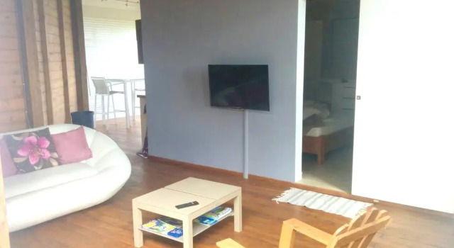 Bungalow With one Bedroom in Petit Bourg, With Wonderful sea View, Fur