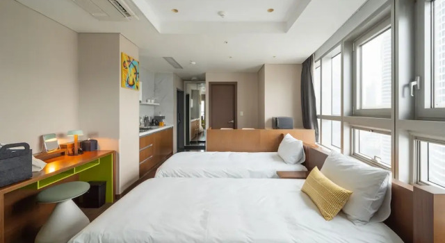Двухместная студия Urbanstay Haeundae Station