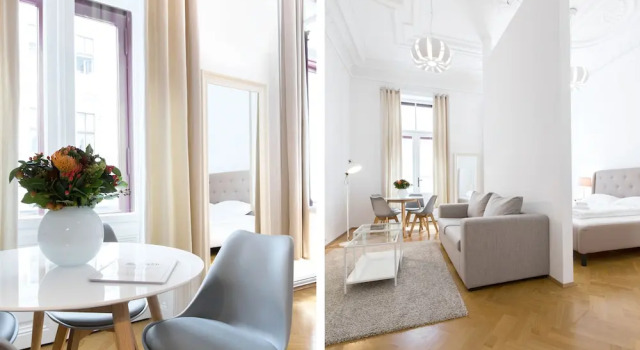 Апартаменты Superior с балконом HeyMi Apartments in City Center