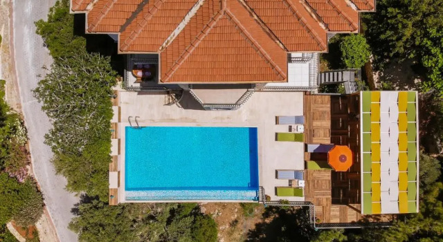 Kaş, deniz manzaralı, 6 kişilik villa, Забронировать Вилла Анталья провинция Анталья