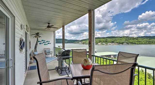 Апартаменты с 3 комнатами с балконом Balcony & Seasonal Pool: Lakefront Ozark Condo