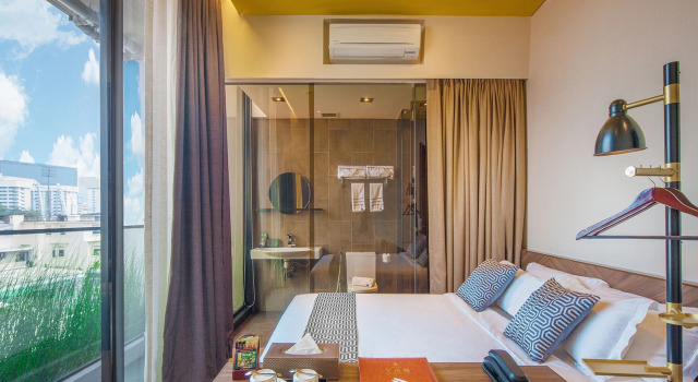 Habitación doble De lujo con balcón Hotel Yan