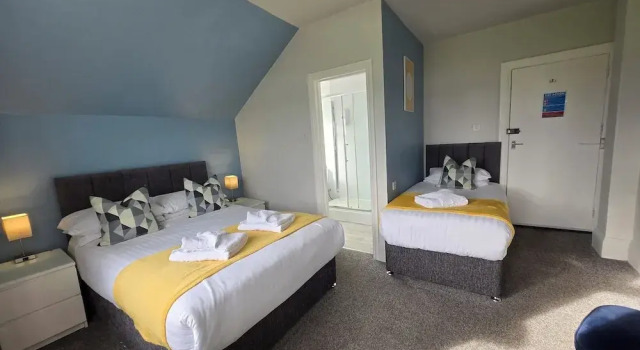 Klassisk  tredobbelt værelse med havudsigt Beach Hotel Torbay
