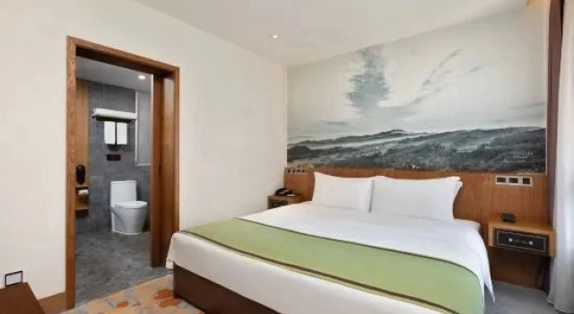 Двухместный люкс c 1 комнатой с видом на город Prolit Dazhou Hotel