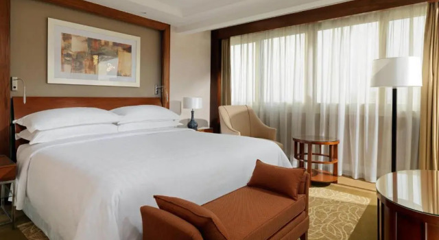 Двухместный люкс Executive Club Lounge Access Partial River view с балконом Sheraton Cairo Hotel & Casino
