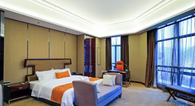 Люкс с красивым видом из окна Yongding Tianzi Hot Spring Holiday Resort Longbowan Hotel