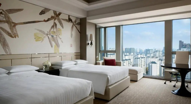 Четырёхместный номер Executive Shanghai Marriott Hotel Parkview