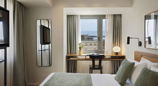 Двухместный номер Standard с балконом и с видом на море Anghel Hotel