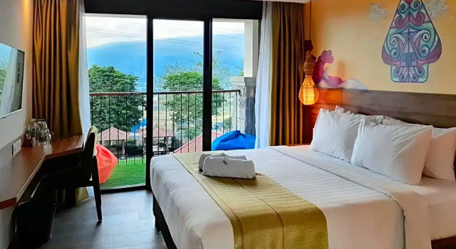 Superior Casal quarto varanda e com vista para a cidade The Batu Villas