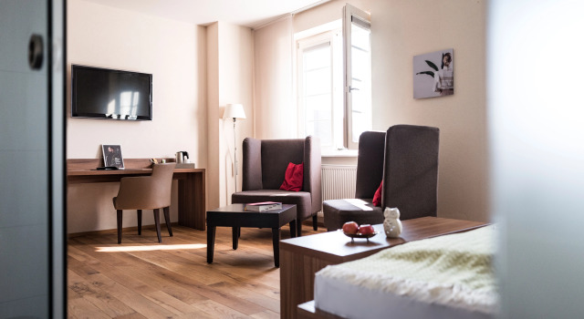 Двухместный номер Superior с видом на город Kunsthotel "Drei König" am Marktplatz Stadt Lörrach