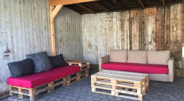die Senfbude - Klein aber fein - wunderschönes Studio-Apartment mit Terrasse und Stellplatz, Prenota Appartamento Stötteritz Lipsia