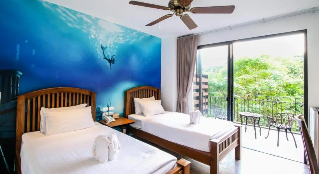 Двухместный номер Deluxe Rain Tree Khao Yai Hotel