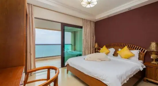 Люкс c 1 комнатой с видом на море Highlights Holiday Seaview Apartment (Qionghai Boao Aaron Meeting Site)