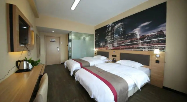 Люкс Business Thank Inn Hotel Shandong Lingyi Lanshan District Liguan Town
