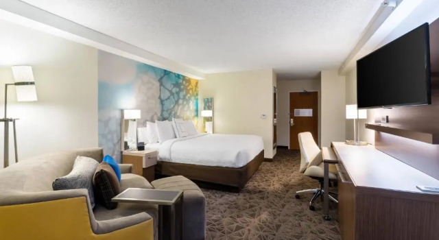 Двухместный номер Standard Courtyard by Marriott Miami Downtown