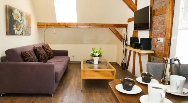 Апартаменты с балконом City-Appartements Am Wall