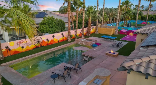 Luxurious Villa Living in Indio w Pool Spa, Забронировать Вилла Отели Индио с бассейном, Бассейн