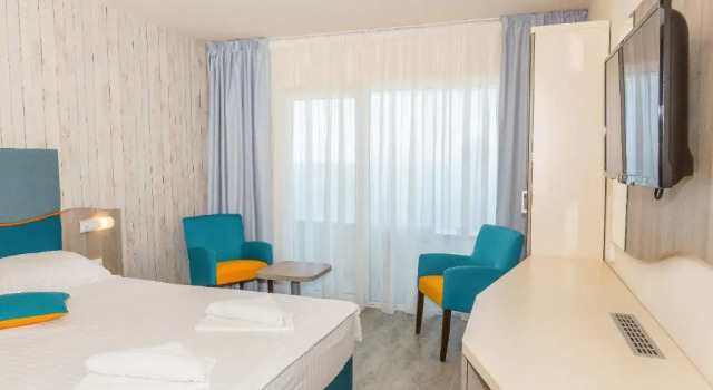 Двухместный номер Standard с балконом и с видом на море Hotel Riviera