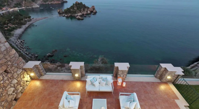 Апартаменты c 1 комнатой с видом на море Sparviero Luxury Suites Taormina