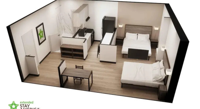 Студия Standard Extended Stay America Suites - Columbia - Greystone