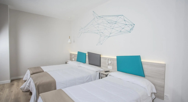 Трёхместный номер Hotel Mediterraneo Valencia