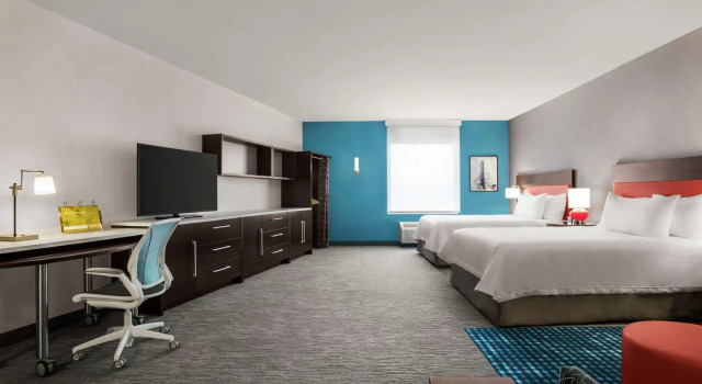 Четырёхместная студия люкс Hearing Accessible Home2 Suites By Hilton Madison Central Alliant Energy Center