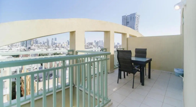 Апартаменты с балконом Ben Yehuda Rooftop Apartments