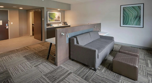 Двухместный люкс c 1 комнатой Hilton Garden Inn Corning Downtown