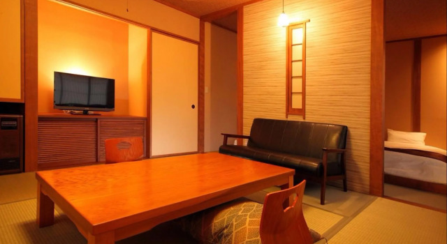 Номер Deluxe Kusatsu Onsen Ryokan Yoshinoya
