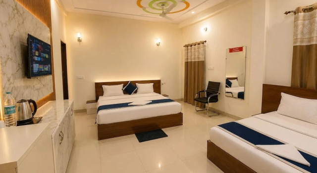 Четырёхместный семейный номер Standard Radhe Shyam Resort By HRG Vrindavan