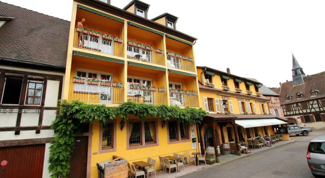 Hotel Restaurant l'Arbre Vert, Rezervasyon Otel Kaysersberg Alsace Wine Route