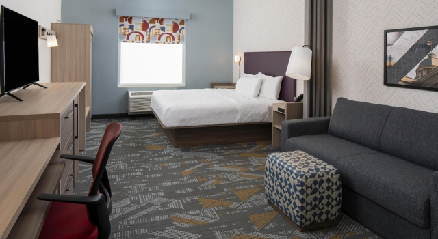 Люкс c 1 комнатой Home2 Suites By Hilton Montgomery Downtown