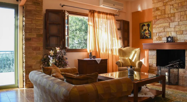 Charming seaview villa amid the olive groves, Забронировать Вилла Отели периферийной единицы Мессения 3 звезды, 3*