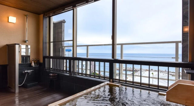 Номер Deluxe с видом на океан Hotel Sanrakuso