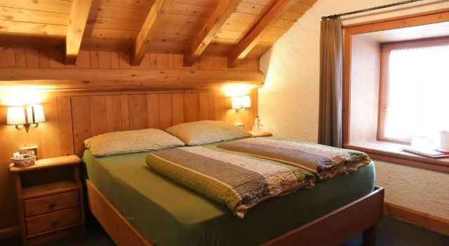 Standard Doppel Zimmer mit Bergblick Baita Luleta