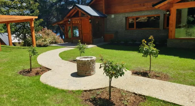 Коттедж Cabañas Villa Labrador con costa de lago
