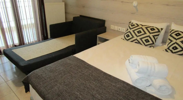 Двухместный номер Standard с балконом и с видом на море Hotel Zefyros