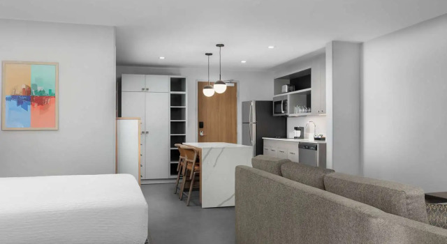 Четырёхместная студия Homewood Suites By Hilton Newport Cincinnati