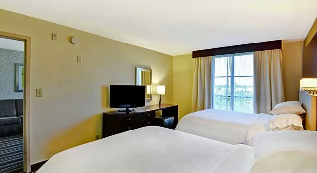 Четырёхместный люкс с 2 комнатами Embassy Suites by Hilton Savannah Airport