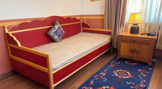 Двухместный номер Deluxe с балконом и с видом на сад Three Jewels Boutique Hotel