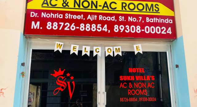 Spot On 91202 Hotel Sukh Villas, Buchen Sie Hotel Bhatinda 