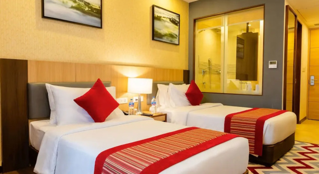 Двухместный номер Deluxe с видом на бассейн Vivanta Chitwan Bharatpur