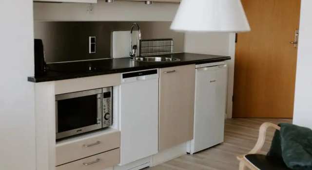 Апартаменты c 1 комнатой с балконом и с видом на море Hotel Sandvig Havn